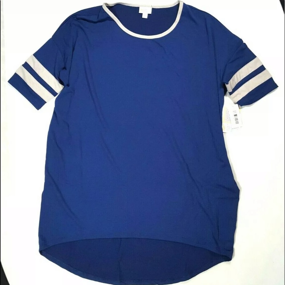 NWT LuLaRoe IRMA Blue Athletic Style Tunic
